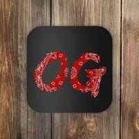 Og Original Gangster Compton Red Bandana Coaster thumb 0