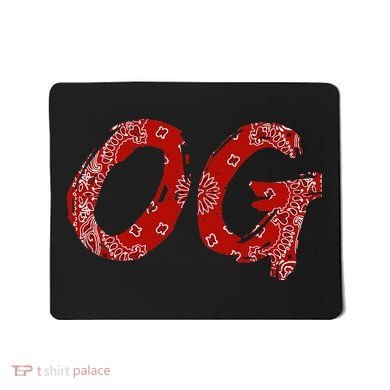 Og Original Gangster Compton Red Bandana Mousepad