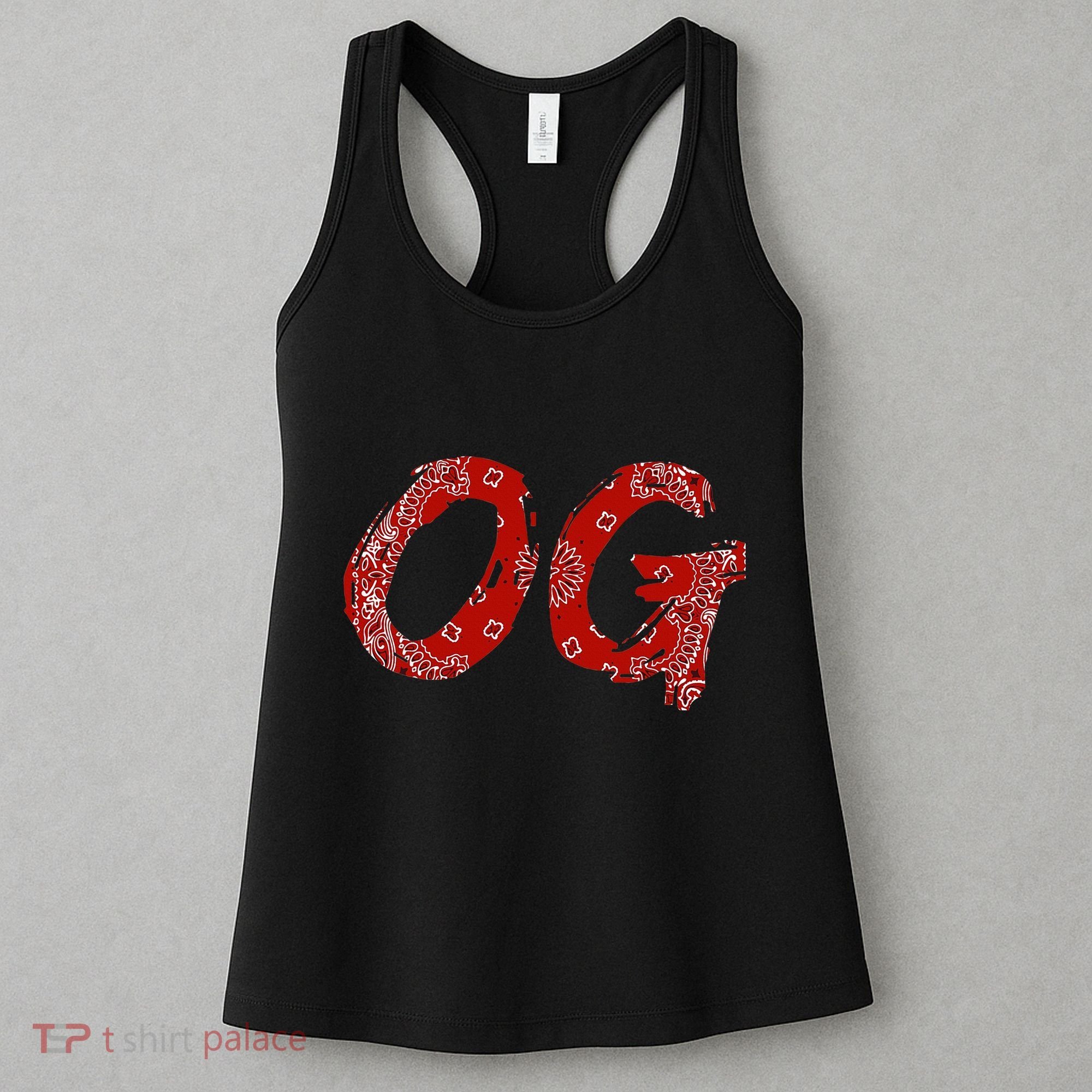 Og Original Gangster Compton Red Bandana Women's Tank Top