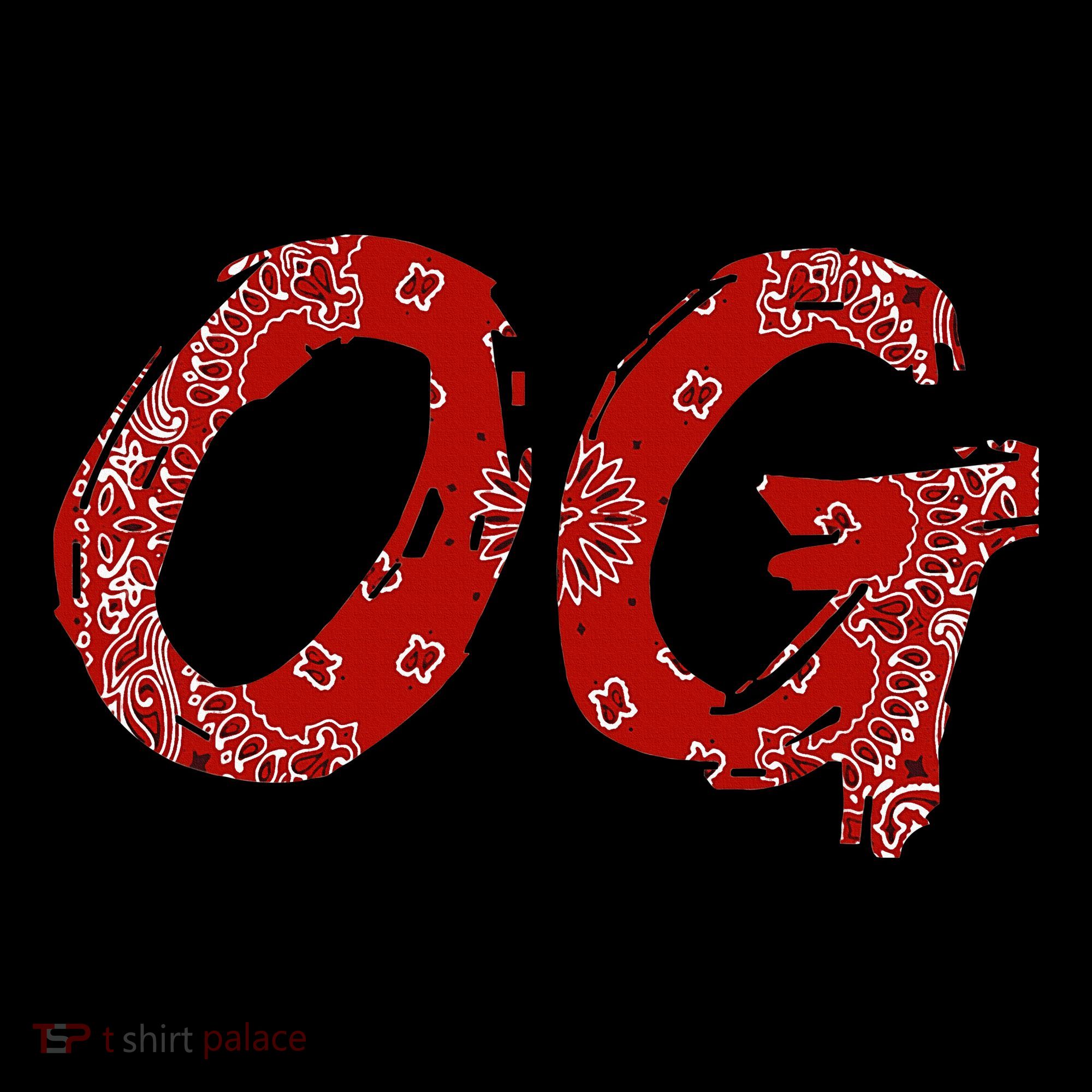 Og Original Gangster Compton Red Bandana Baby Bodysuit