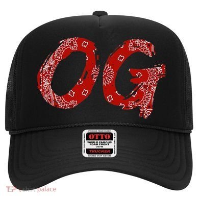 Og Original Gangster Compton Red Bandana Hat