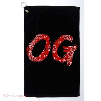 Og Original Gangster Compton Red Bandana Golf Towel