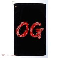 Og Original Gangster Compton Red Bandana Golf Towel thumb 0