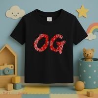 Og Original Gangster Compton Red Bandana Toddler T-Shirt thumb 3