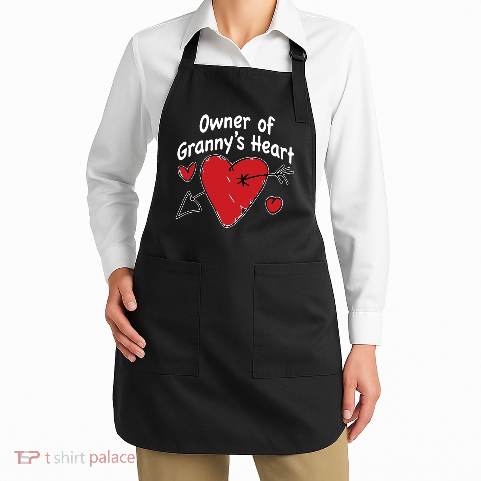 Owner Of Grannys Heart Cute Gift Apron