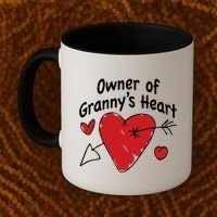 Owner Of Grannys Heart Cute Gift Coffee Mug thumb 2