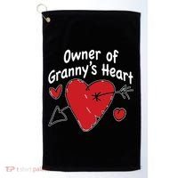 Owner Of Grannys Heart Cute Gift Golf Towel thumb 0