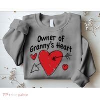 Owner Of Grannys Heart Cute Gift Sweatshirt thumb 2
