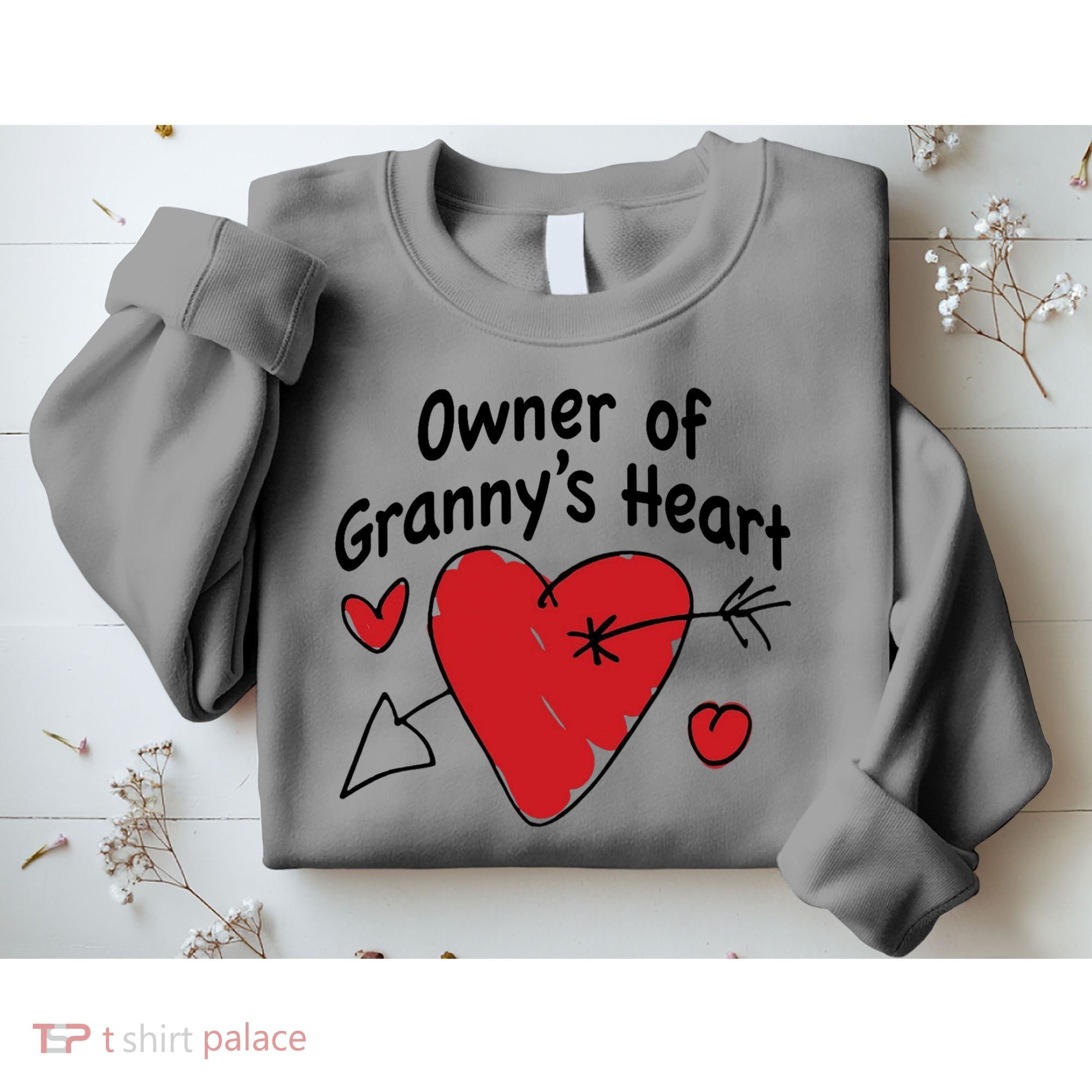 Owner Of Grannys Heart Cute Gift Sweatshirt