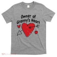 Owner Of Grannys Heart Cute Gift T-Shirt thumb 0