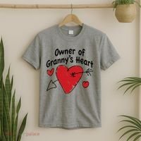 Owner Of Grannys Heart Cute Gift T-Shirt thumb 2