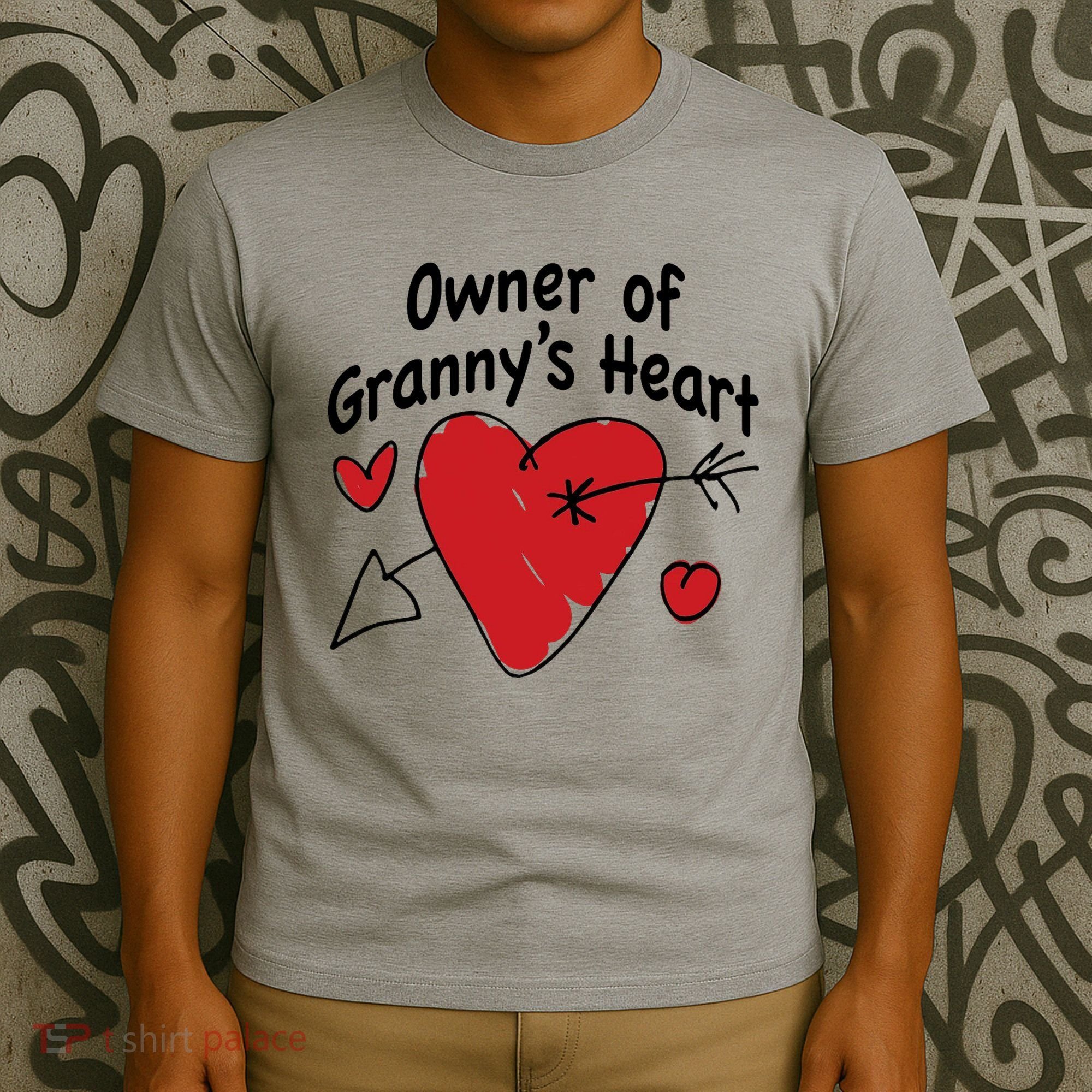 Owner Of Grannys Heart Cute Gift T-Shirt