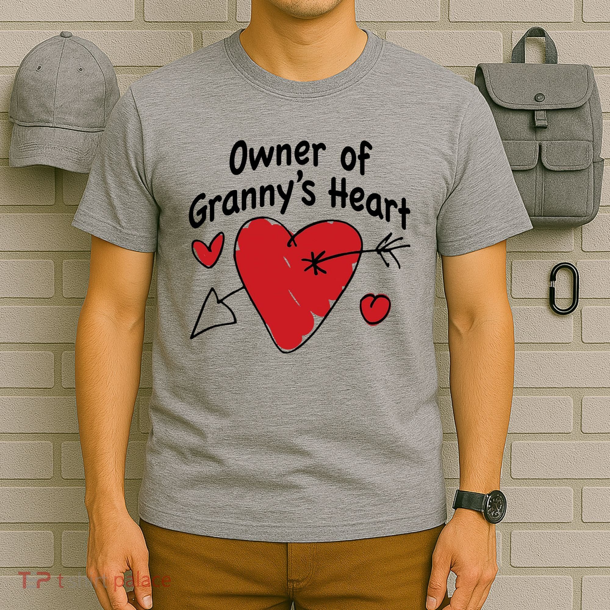 Owner Of Grannys Heart Cute Gift T-Shirt