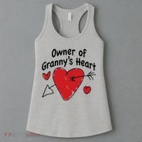 Owner Of Grannys Heart Cute Gift Women's Tank Top thumb 3