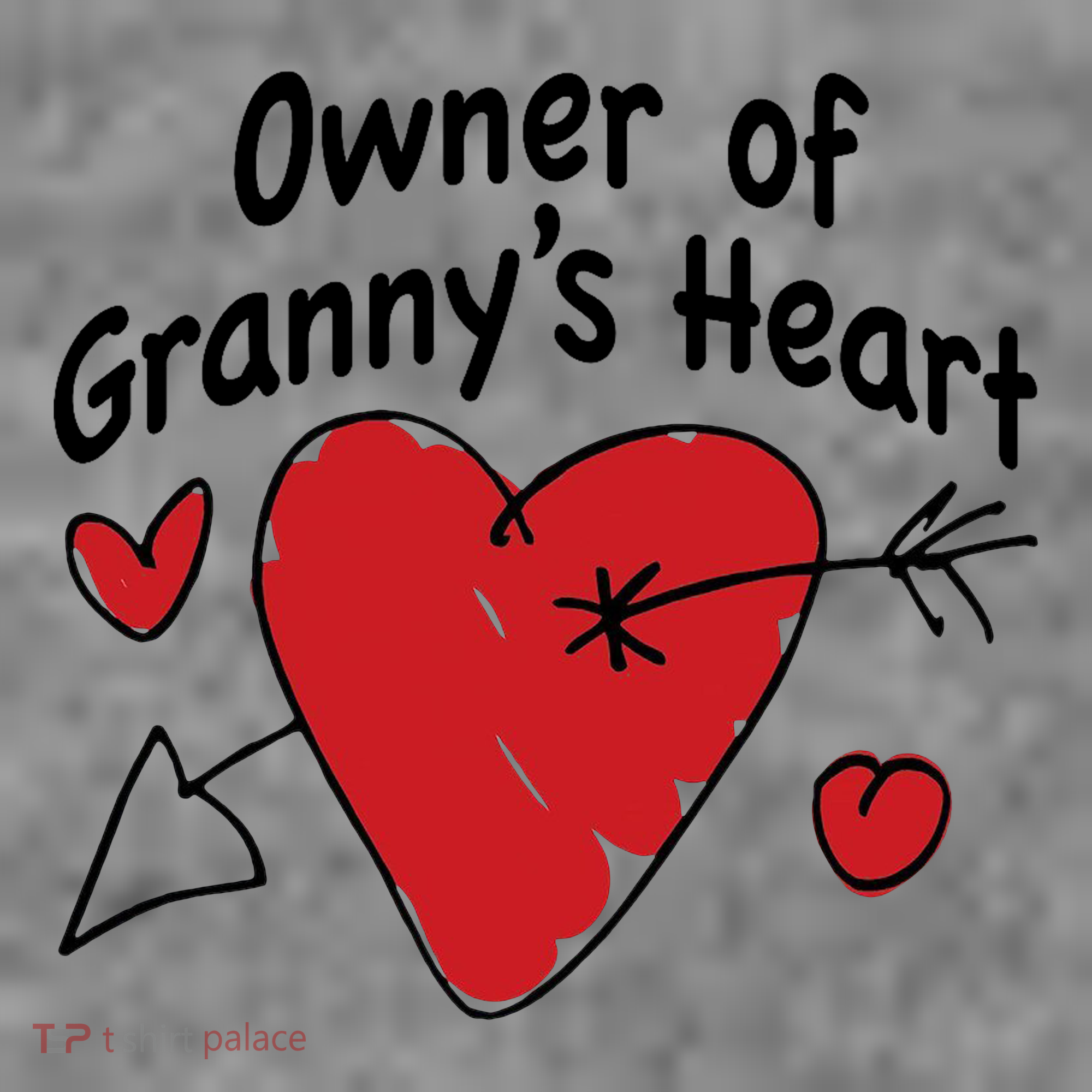 Owner Of Grannys Heart Cute Gift Baby Bodysuit