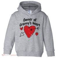 Owner Of Grannys Heart Cute Gift Toddler Hoodie thumb 0