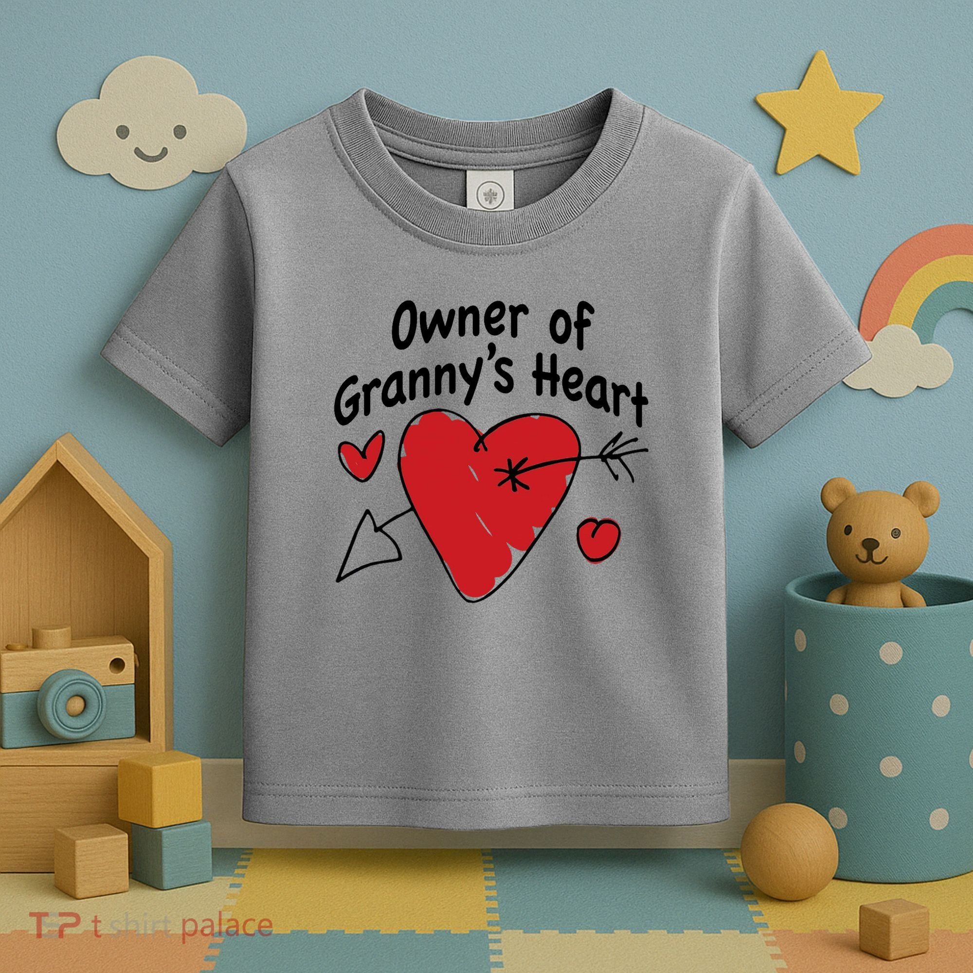Owner Of Grannys Heart Cute Gift Toddler T-Shirt