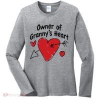 Owner Of Grannys Heart Cute Gift Women's Long Sleeve Shirt thumb 0