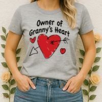 Owner Of Grannys Heart Cute Gift Women's T-Shirt thumb 2