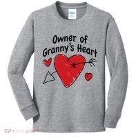 Owner Of Grannys Heart Cute Gift Kids Long Sleeve Shirt thumb 0