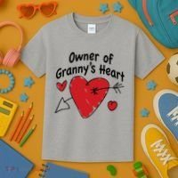 Owner Of Grannys Heart Cute Gift Kids T-Shirt thumb 3