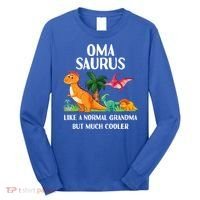 Omasaurus Oma Grandma Saurus Dinosaur Matching Cool Gift Long Sleeve Shirt thumb 0