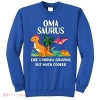 Omasaurus Oma Grandma Saurus Dinosaur Matching Cool Gift Sweatshirt thumb 0