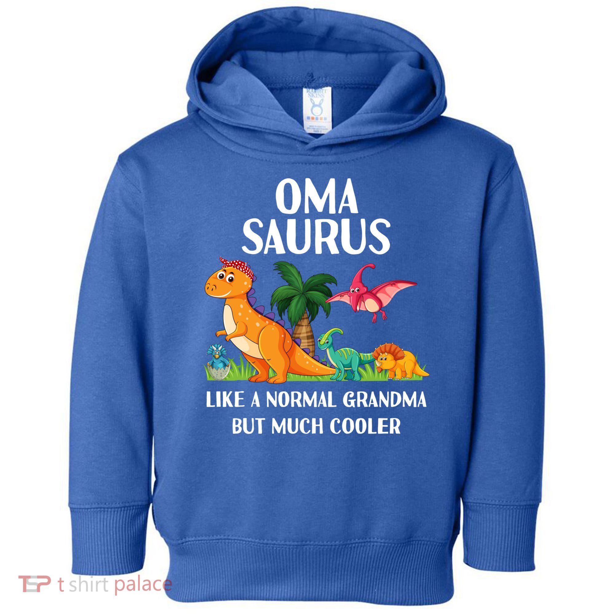 Omasaurus Oma Grandma Saurus Dinosaur Matching Cool Gift Toddler Hoodie