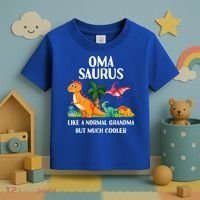 Omasaurus Oma Grandma Saurus Dinosaur Matching Cool Gift Toddler T-Shirt thumb 3