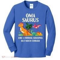 Omasaurus Oma Grandma Saurus Dinosaur Matching Cool Gift Kids Long Sleeve Shirt thumb 0