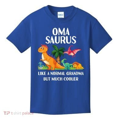 Omasaurus Oma Grandma Saurus Dinosaur Matching Cool Gift Kids T-Shirt