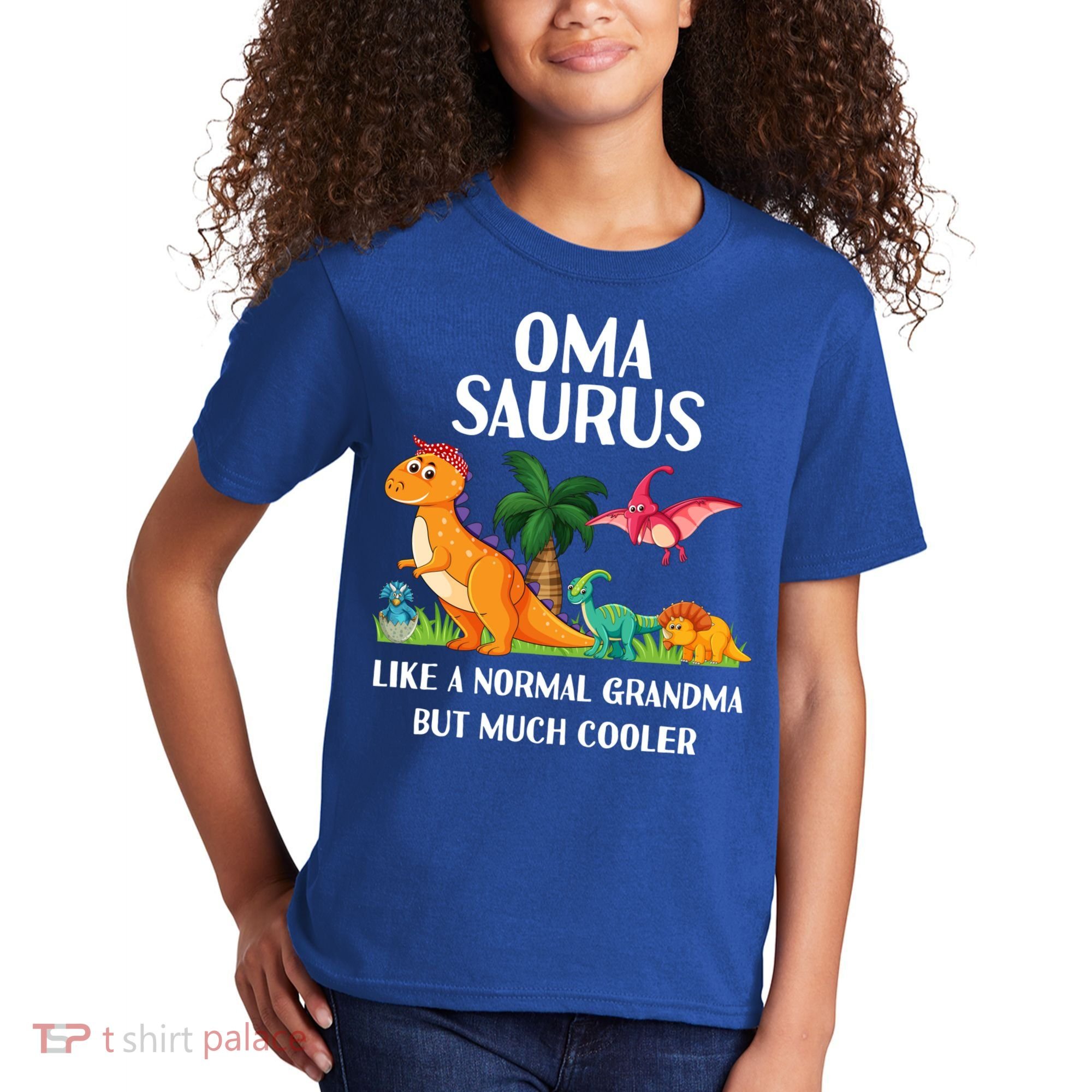 Omasaurus Oma Grandma Saurus Dinosaur Matching Cool Gift Kids T-Shirt