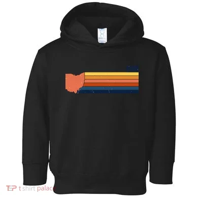 Retro Vintage Ohio Toddler Hoodie