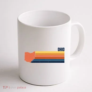 Retro Vintage Ohio Coffee Mug back