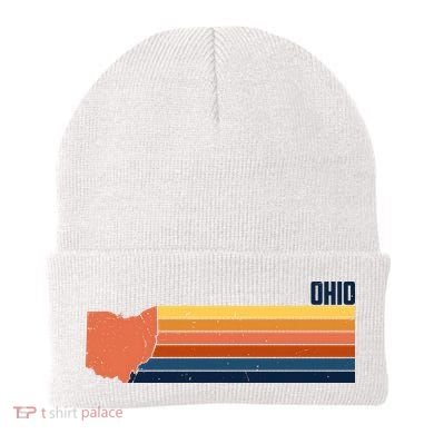 Retro Vintage Ohio Beanie