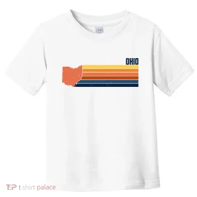 Retro Vintage Ohio Toddler T-Shirt