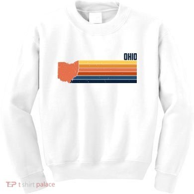 Retro Vintage Ohio Kids Sweatshirt