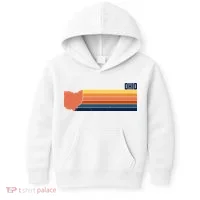Retro Vintage Ohio Kids Hoodie thumb 0