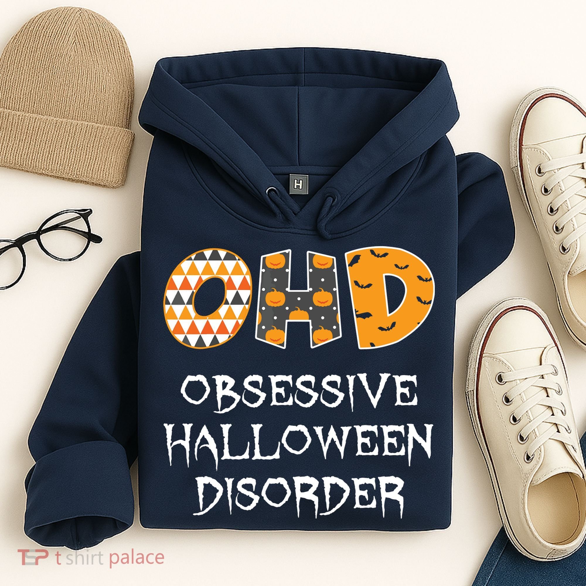 O.H.D. Obsessive Halloween Disorder Halloween Hoodie