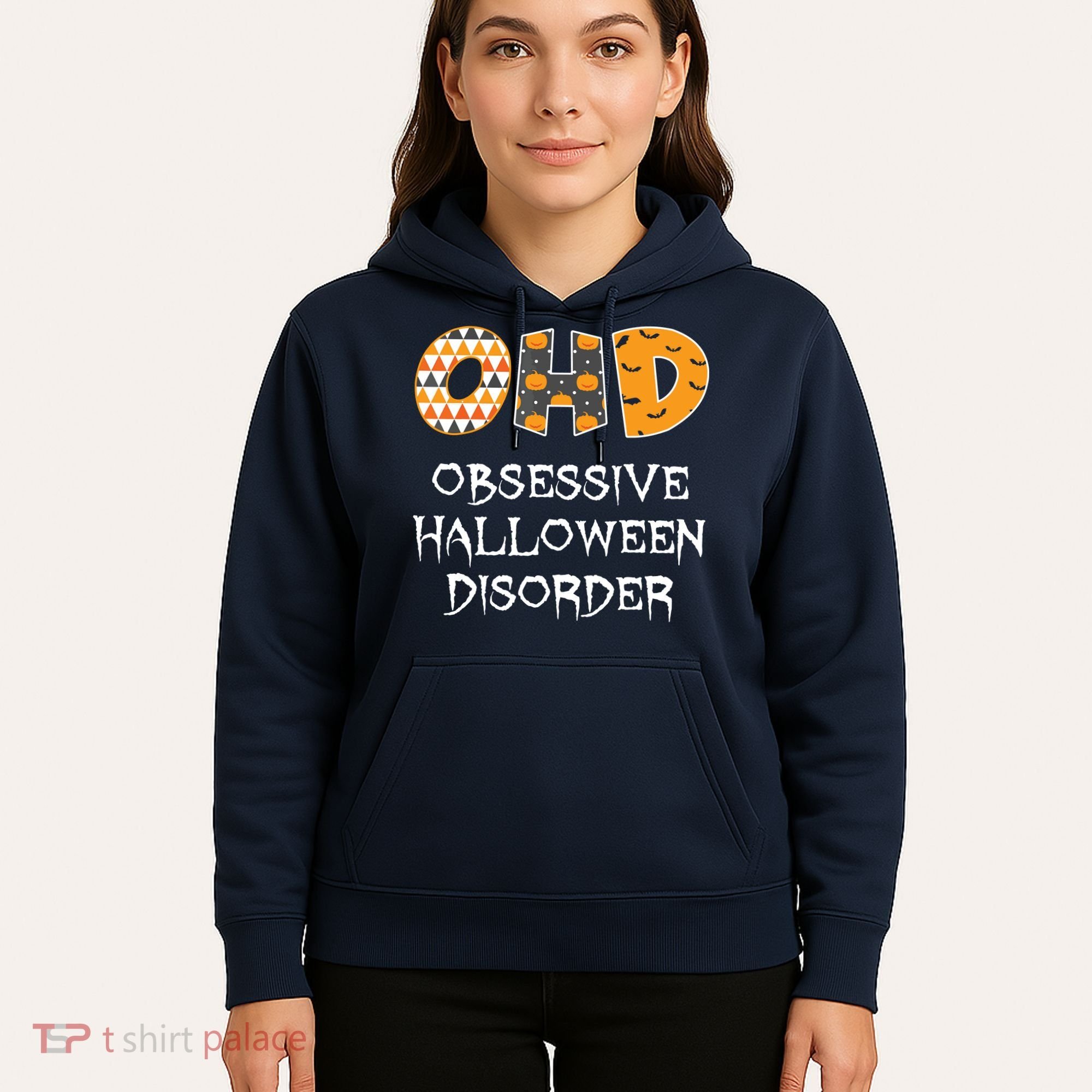 O.H.D. Obsessive Halloween Disorder Halloween Hoodie
