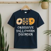 O.H.D. Obsessive Halloween Disorder Halloween T-Shirt thumb 2