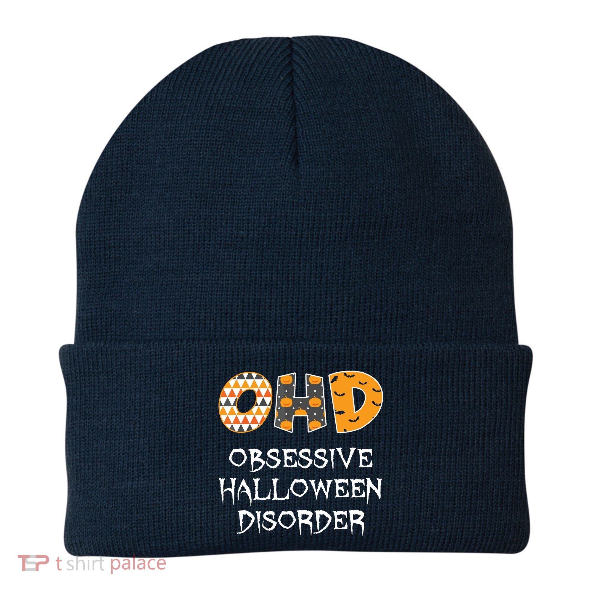 O.H.D. Obsessive Halloween Disorder Halloween Beanie