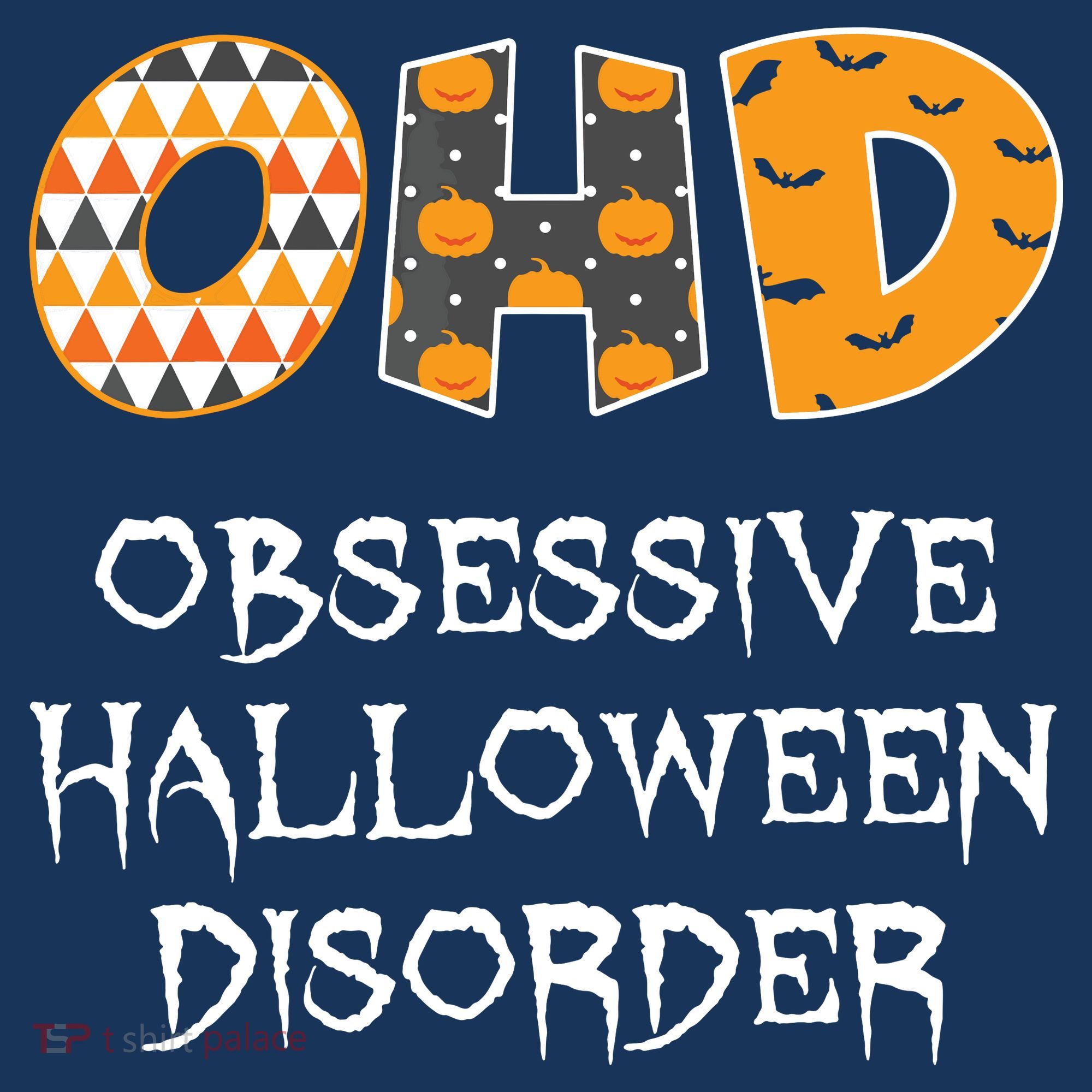 O.H.D. Obsessive Halloween Disorder Halloween Beanie