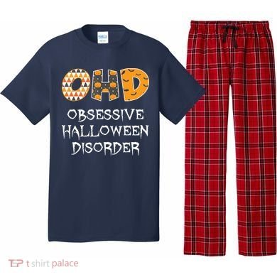 O.H.D. Obsessive Halloween Disorder Halloween Pajama Set