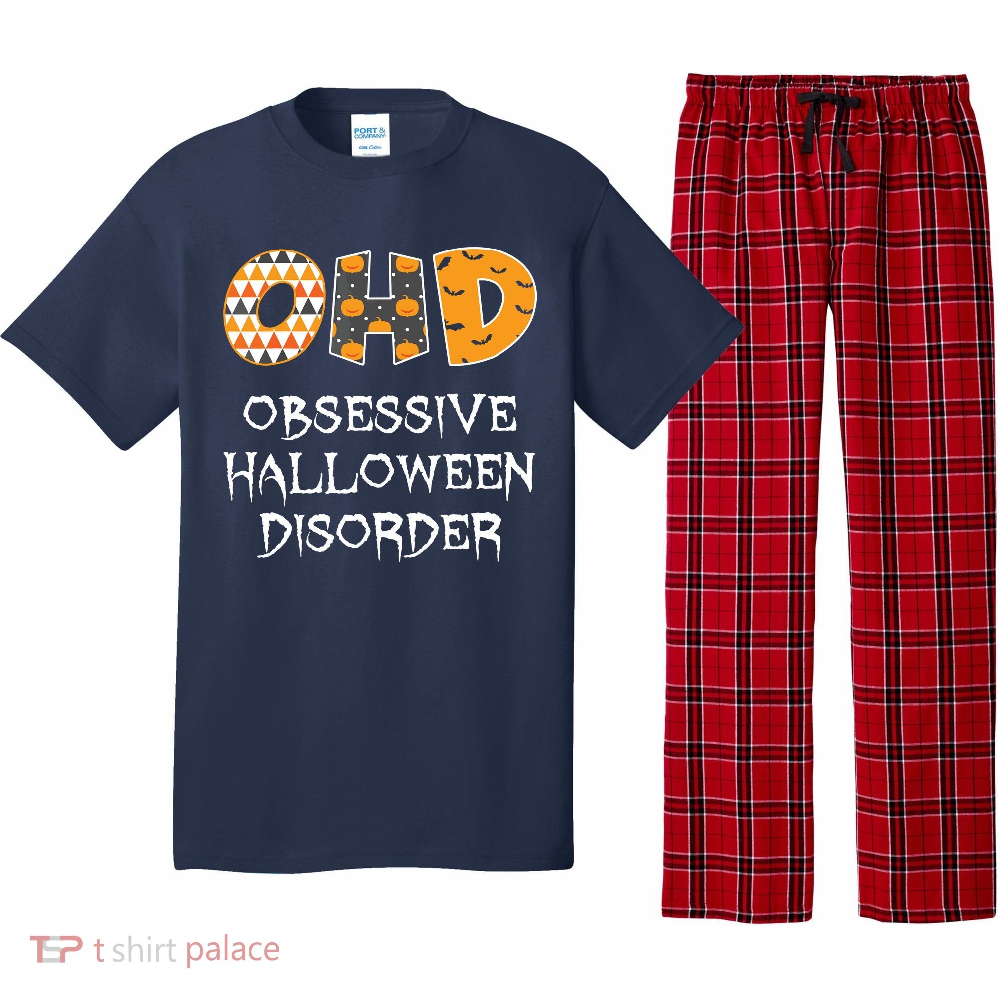 O.H.D. Obsessive Halloween Disorder Halloween Pajama Set