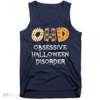 O.H.D. Obsessive Halloween Disorder Halloween Tank Top thumb 0