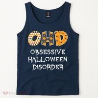 O.H.D. Obsessive Halloween Disorder Halloween Tank Top thumb 2