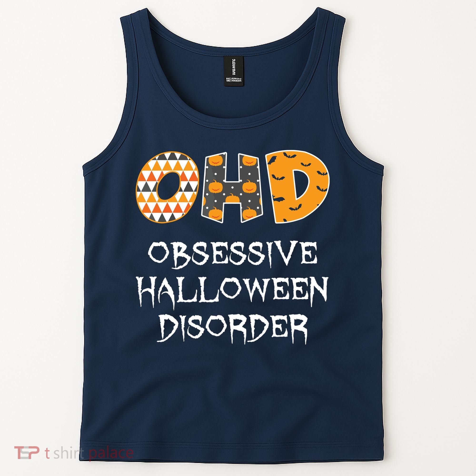O.H.D. Obsessive Halloween Disorder Halloween Tank Top
