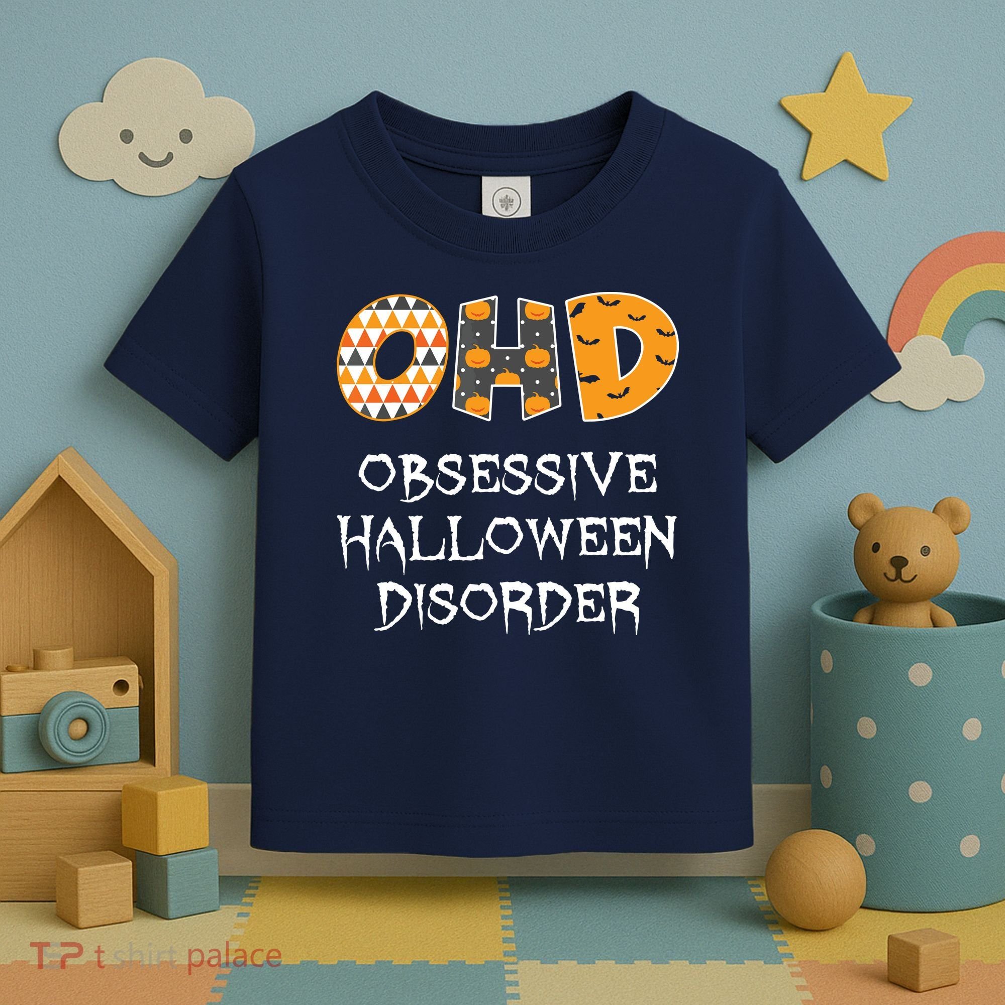 O.H.D. Obsessive Halloween Disorder Halloween Toddler T-Shirt