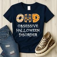 O.H.D. Obsessive Halloween Disorder Halloween Women's T-Shirt thumb 3